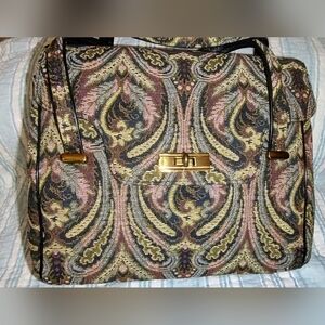 Kadin- Made In USA Gorgeous vintage 1960's paisley tapestry Purse.